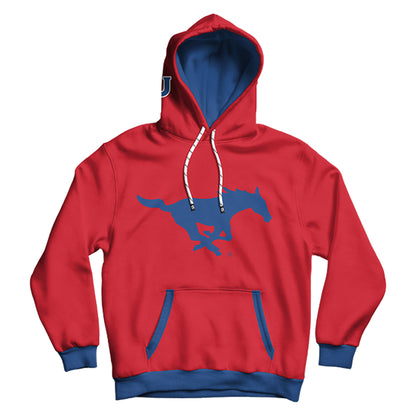 SMU Classic Red Pullover Hoodie