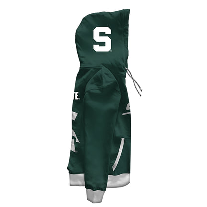 Michigan State University Rally Green Pullover Hoodie