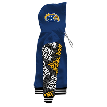 Kent State University Wildstyle Blue Pullover Hoodie