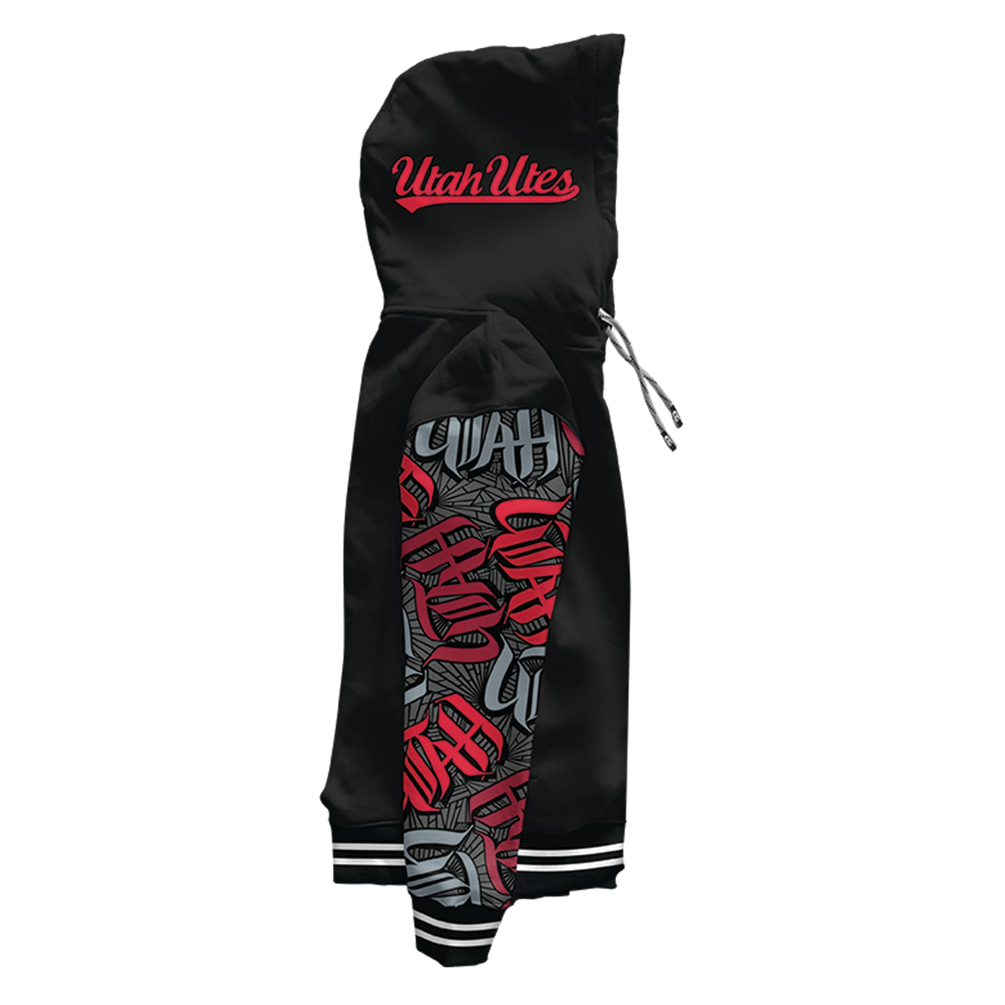 University of Utah WildStyle Black Pullover Hoodie