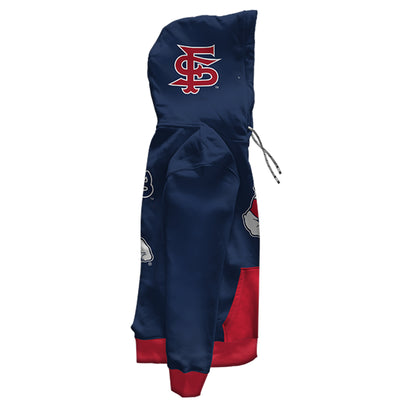 Fresno State University Tailgate Blue Hoodie