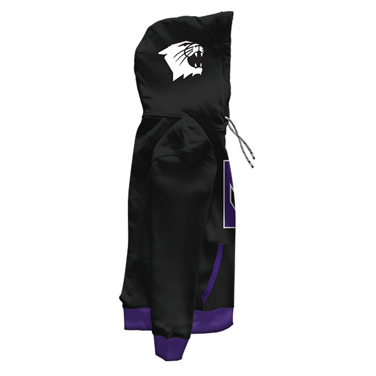 Northwestern University Classic Black Pullover Hoodie