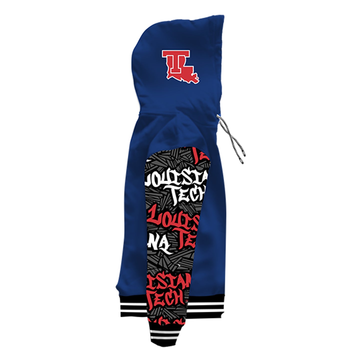 Louisiana Tech University Wildstyle Pullover Hoodie