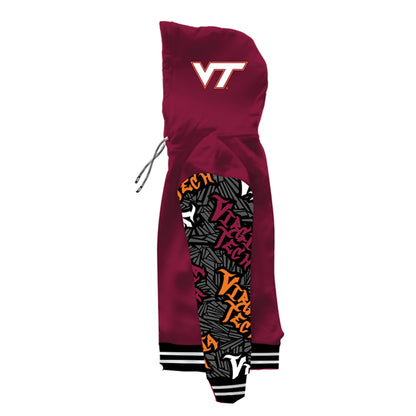 Virginia Tech University Wildstyle Maroon Pullover Hoodie