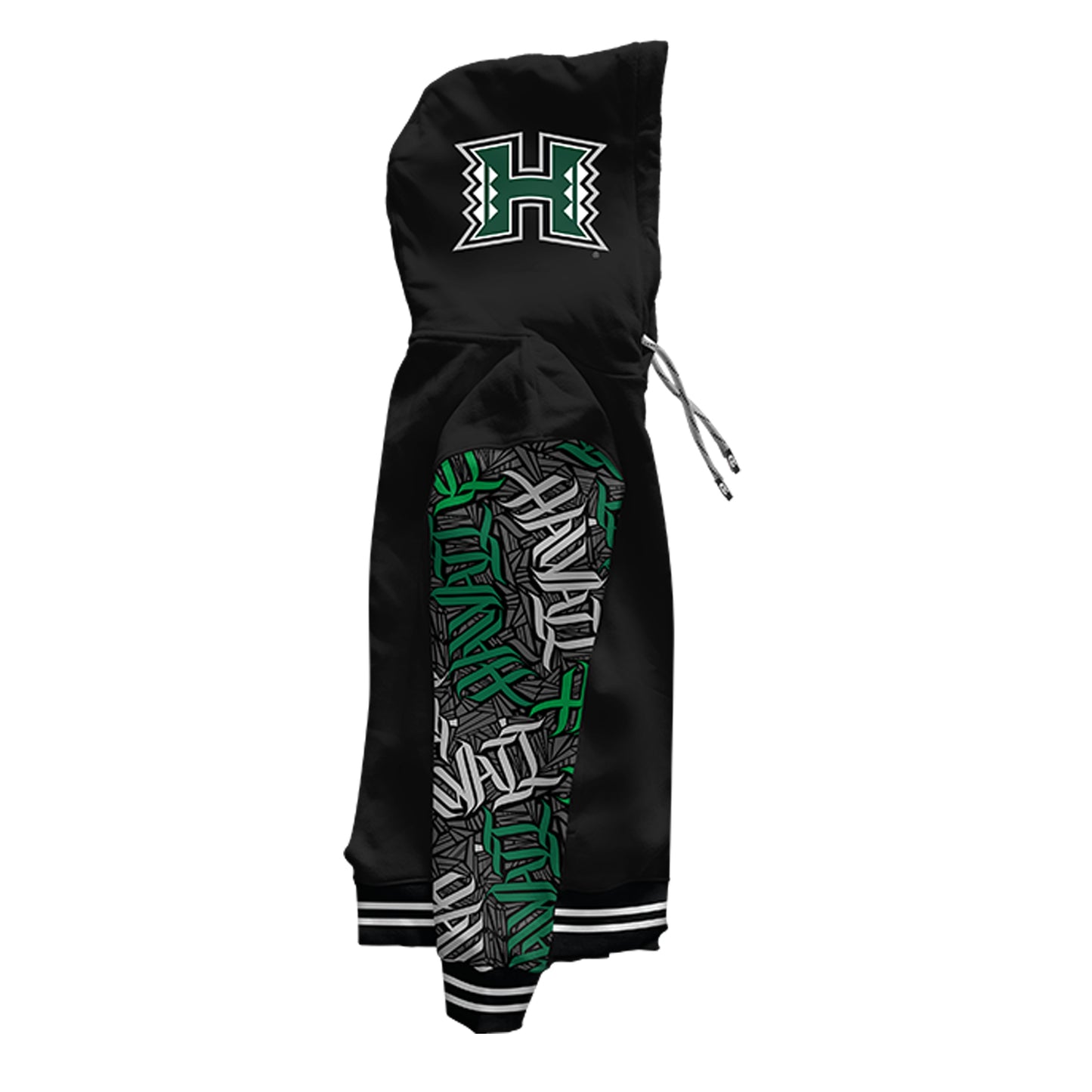 University of Hawaii Wildstyle Black Pullover Hoodie