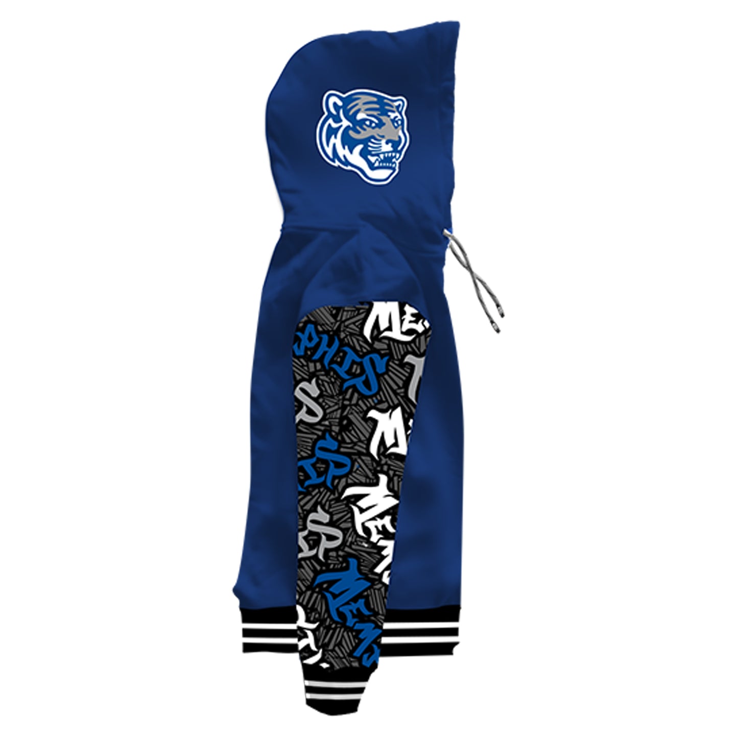 University of Memphis Wildstyle Blue Pullover Hoodie