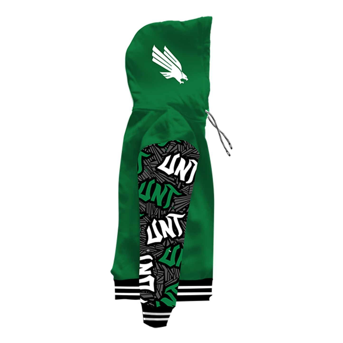 University of North Texas Wildstyle Green Pullover Hoodie