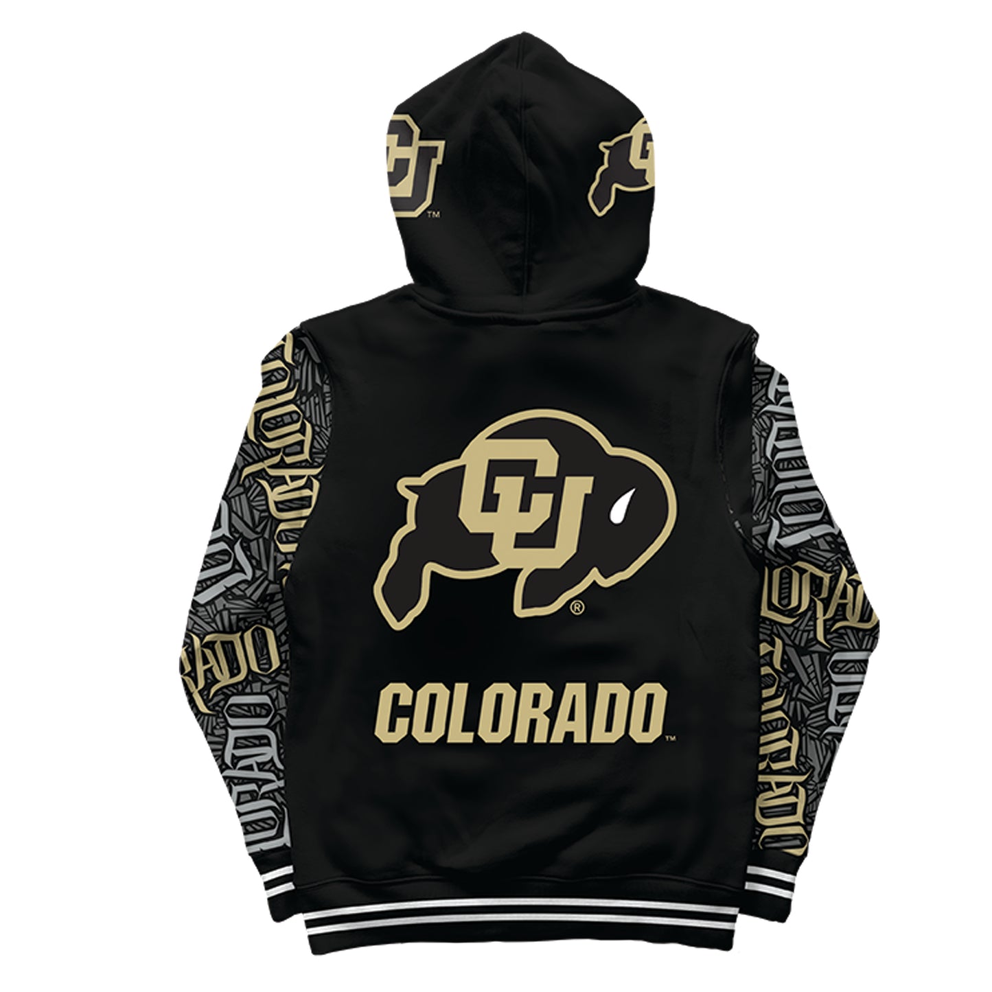 University of Colorado Wildstyle Black Pullover Hoodie