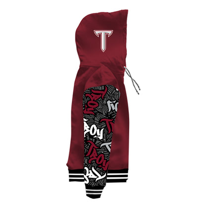 Troy University Wildstyle Maroon Pullover Hoodie