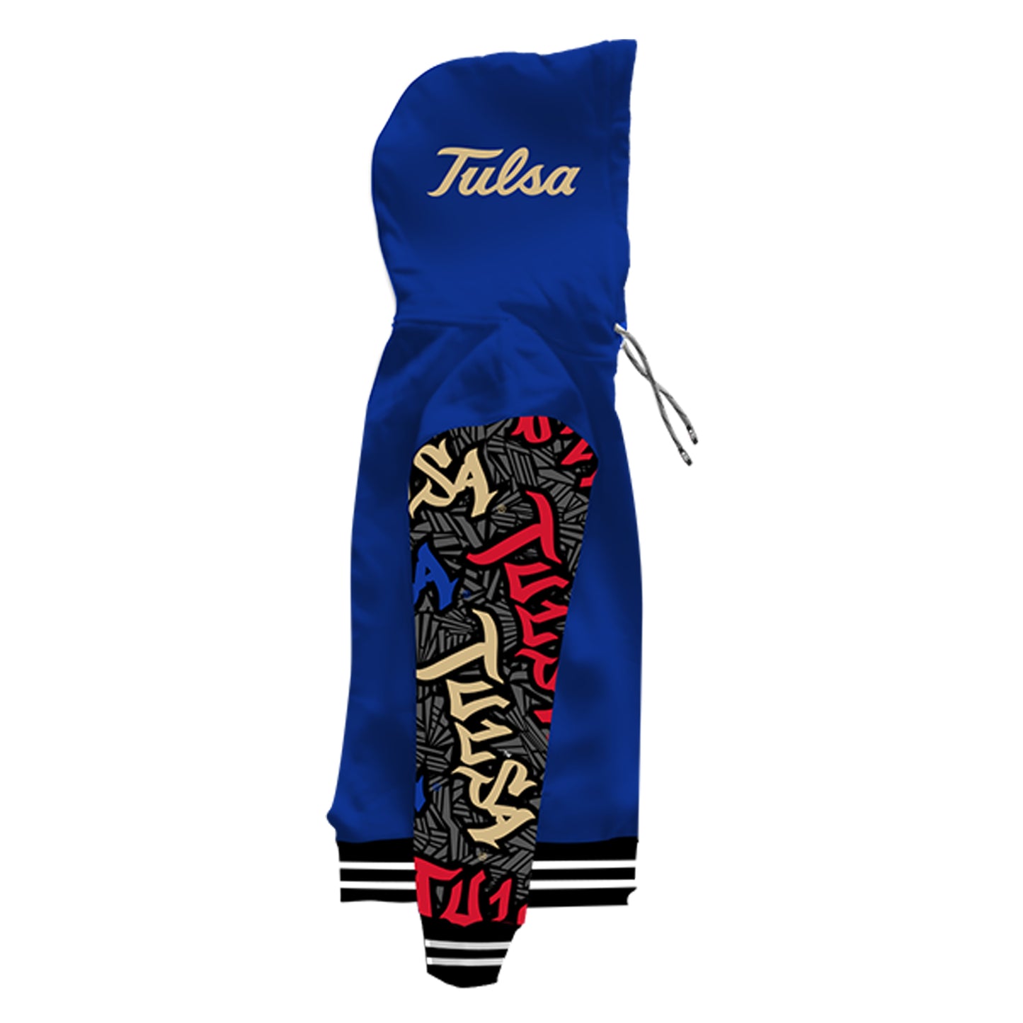 University of Tulsa Wildstyle Blue Pullover Hoodie