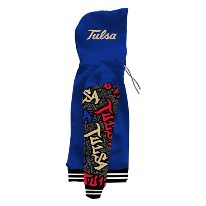 University of Tulsa Wildstyle Blue Pullover Hoodie