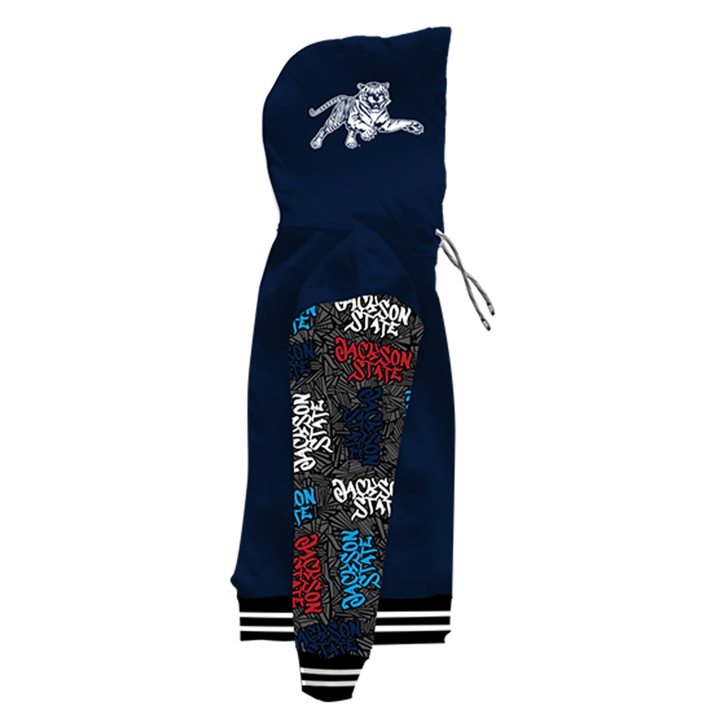 Jackson State University Wildstyle Blue Pullover Hoodie