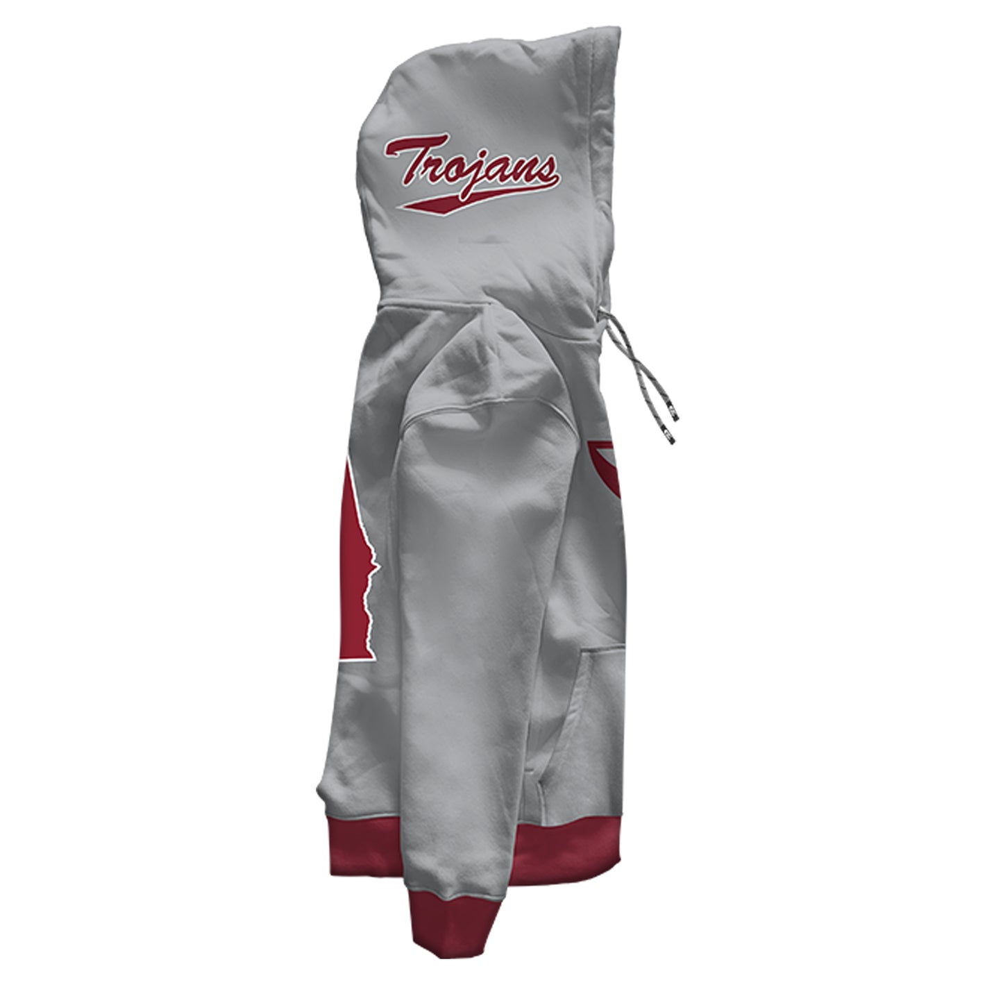 Troy University Tailgate Grey Hoodie