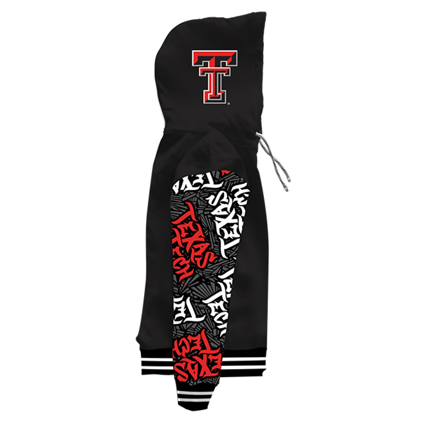 Texas Tech University Wildstyle Black Pullover Hoodie