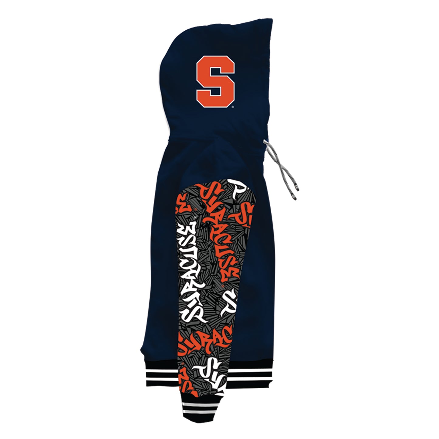 Syracuse University Wildstyle Navy Pullover Hoodie