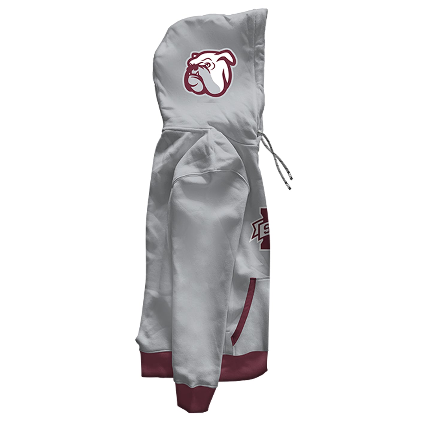 Mississippi State University Classic Grey Pullover Hoodie