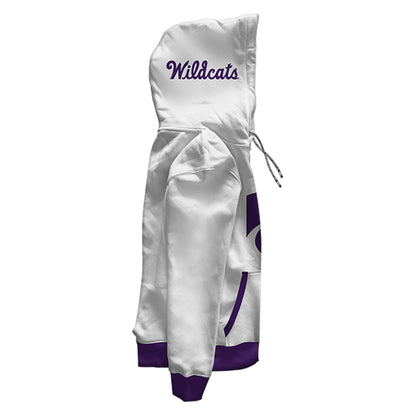 Kansas State University Classic White Pullover Hoodie