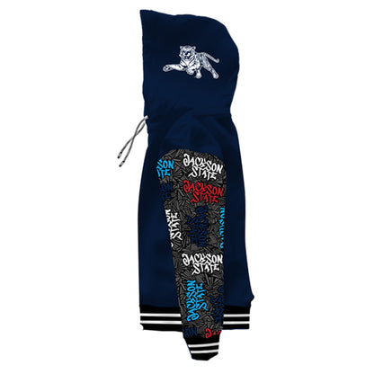 Jackson State University Wildstyle Blue Pullover Hoodie