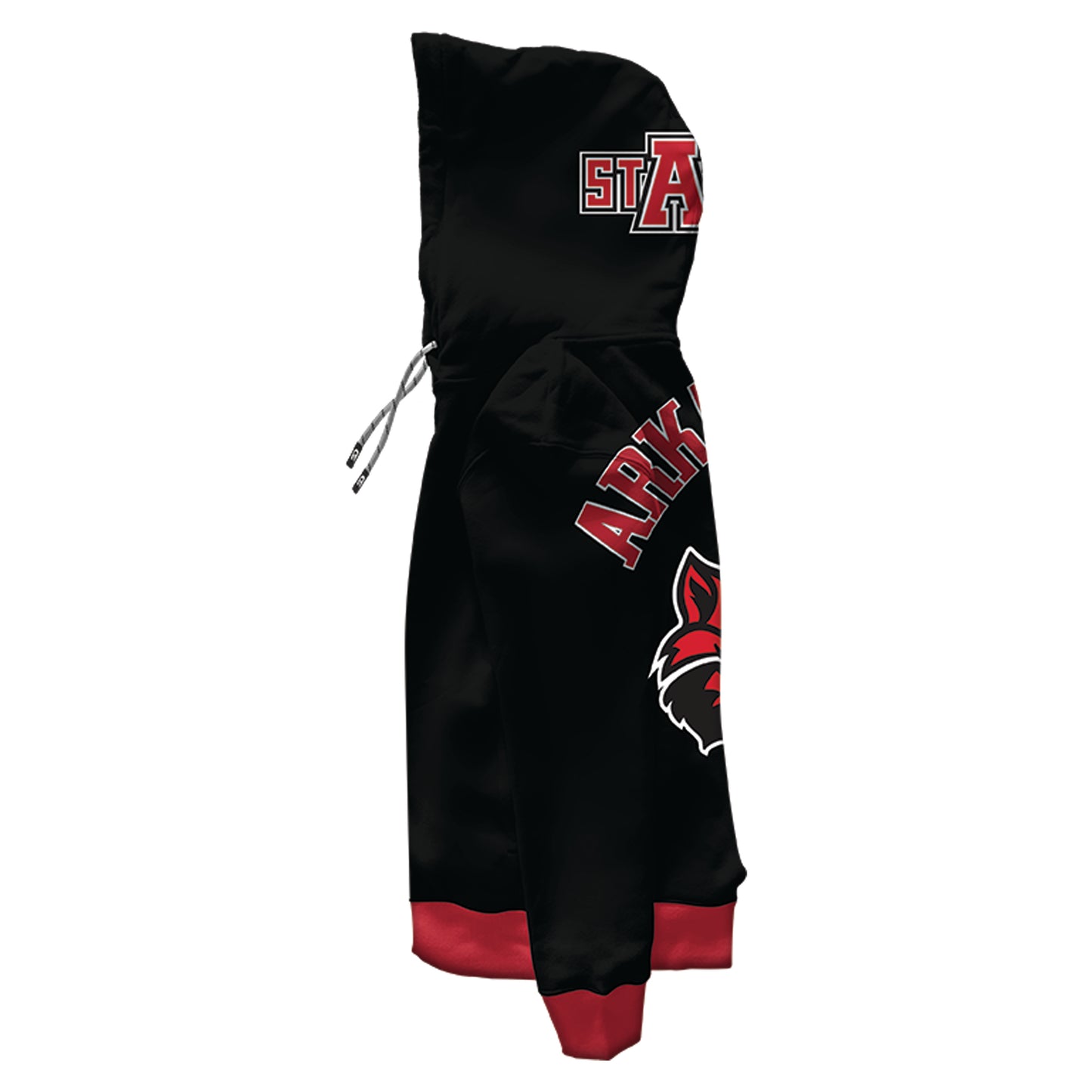 Arkansas State University Crest Pullover Hoodie