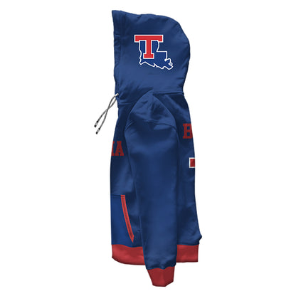 Louisiana Tech University Rally Blue Pullover Hoodie