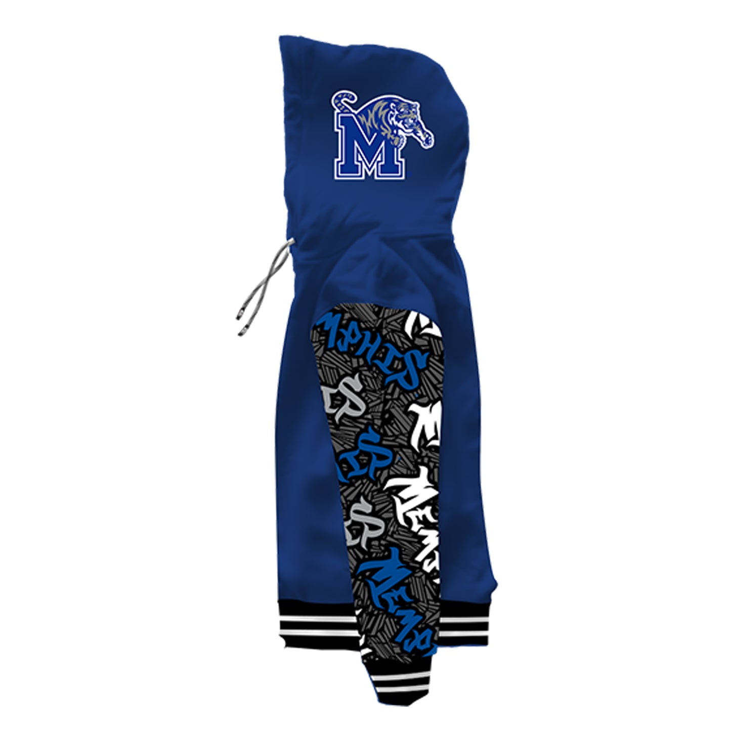 University of Memphis Wildstyle Blue Pullover Hoodie