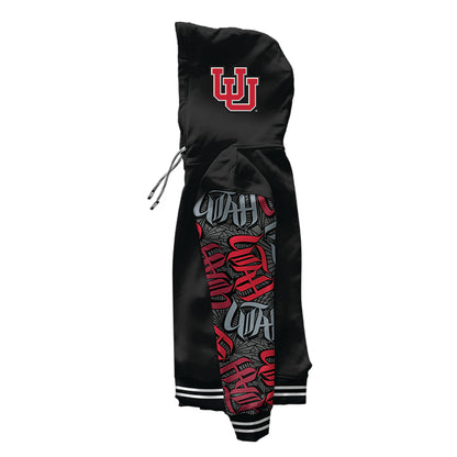 University of Utah WildStyle Black Pullover Hoodie