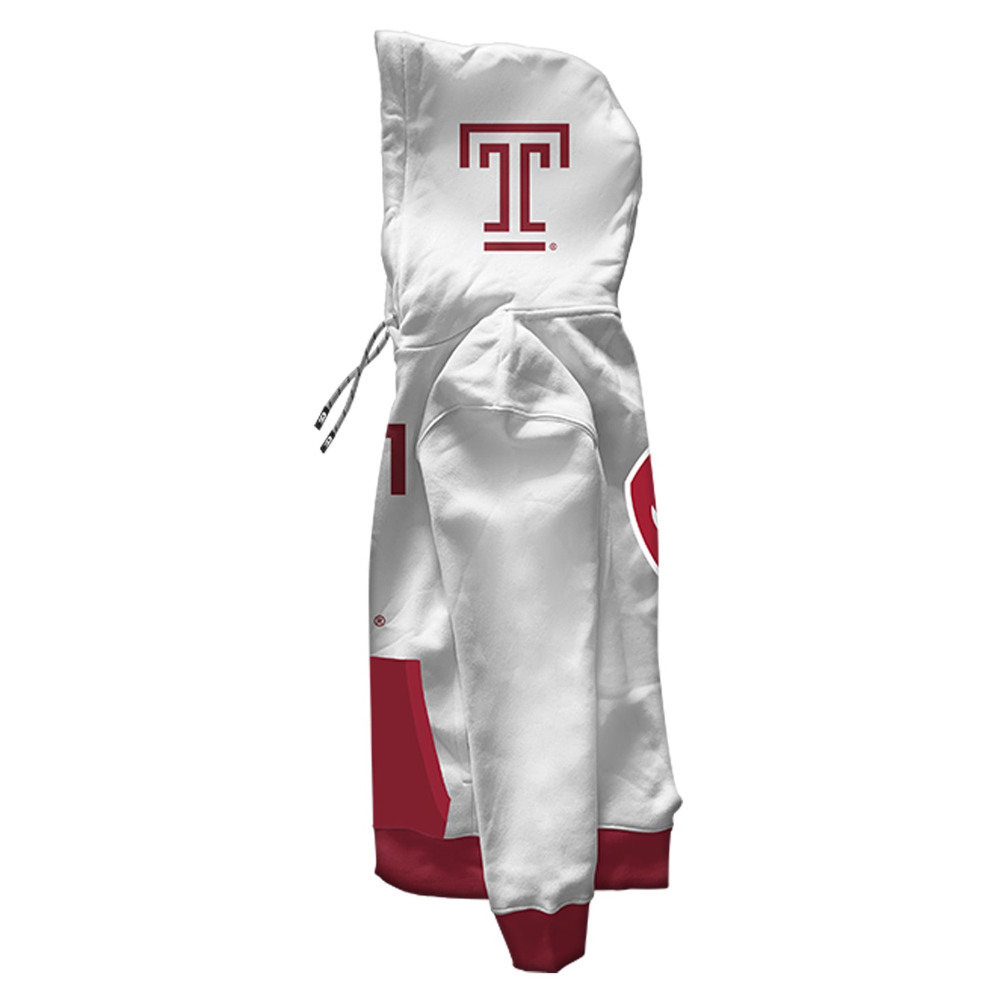 Temple University Tailgate White Hoodie