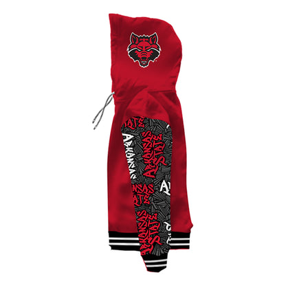 Arkansas State University Wildstyle Red Pullover Hoodie