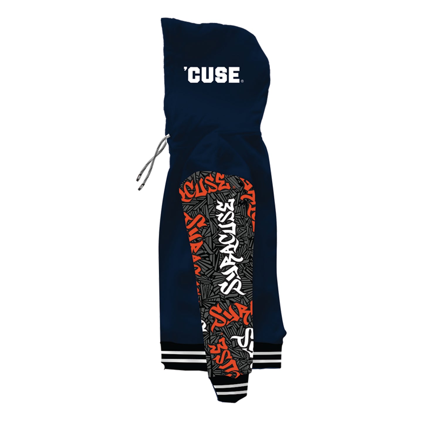 Syracuse University Wildstyle Navy Pullover Hoodie