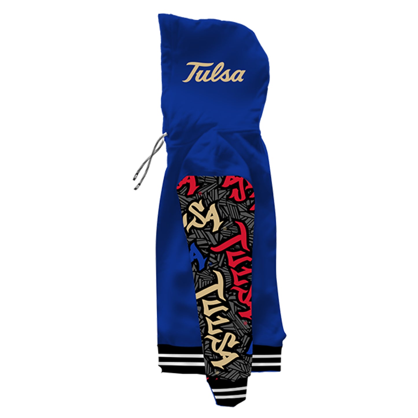 University of Tulsa Wildstyle Blue Pullover Hoodie