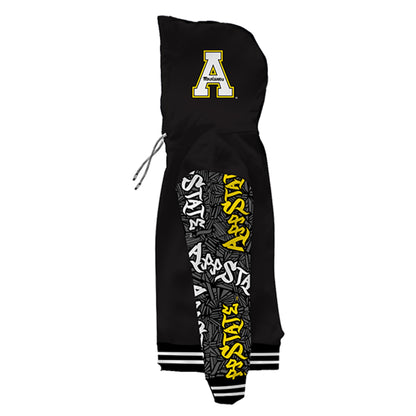 Appalachian State University Wildstyle Black Pullover Hoodie