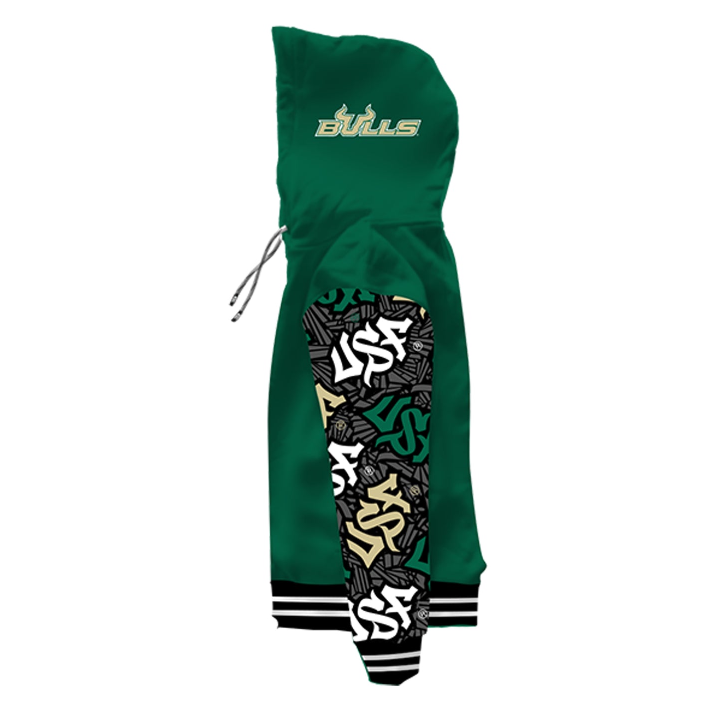 USF Wildstyle Green Pullover Hoodie