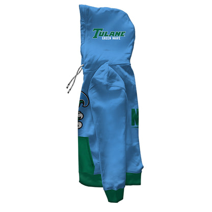 Tulane University Tailgate Blue Hoodie