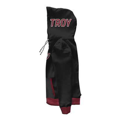 Troy University Classic Black Pullover Hoodie