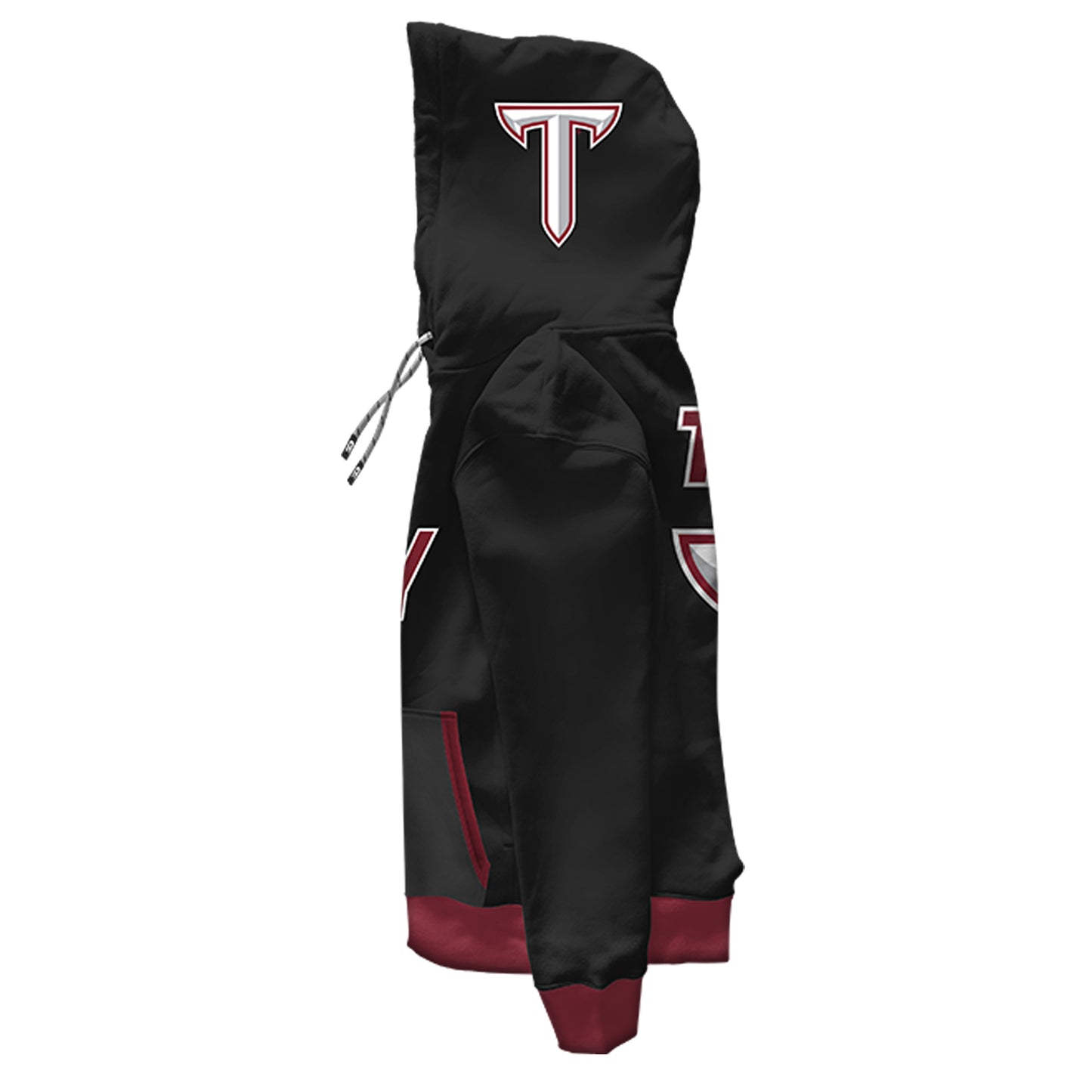 Troy University Rally Black Pullover Hoodie