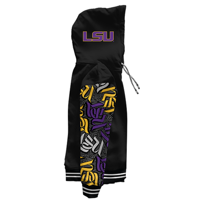 LSU Wildstyle Black Pullover Hoodie