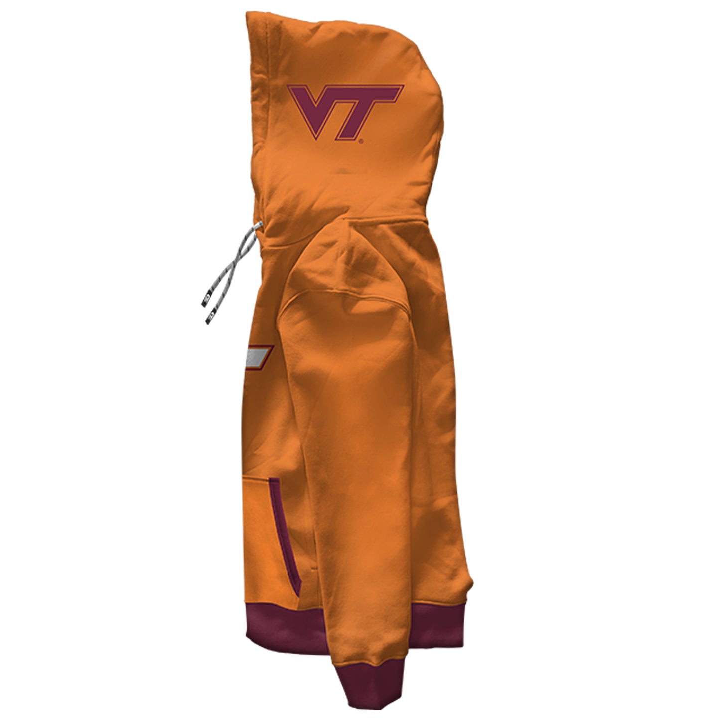 Virginia Tech University Classic Orange Pullover Hoodie