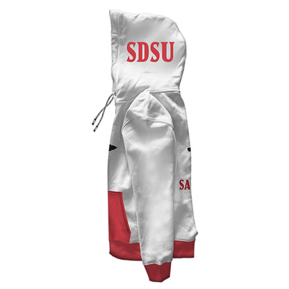 San Diego State University Tailgate White Hoodie