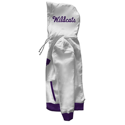 Kansas State University Classic White Pullover Hoodie