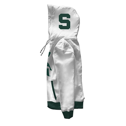 Michigan State University Classic White Pullover Hoodie