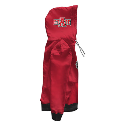 Arkansas State University Classic Red Pullover Hoodie