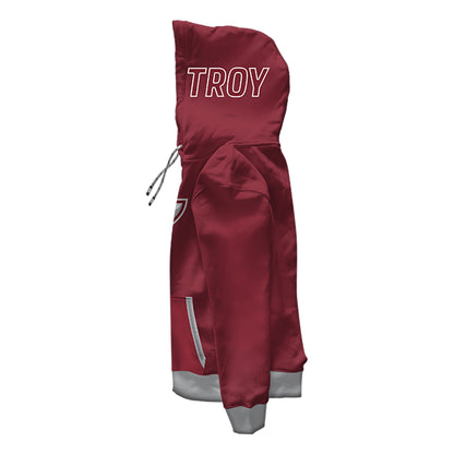 Troy University Classic Maroon Pullover Hoodie