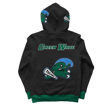 Tulane University Rally Black Pullover Hoodie