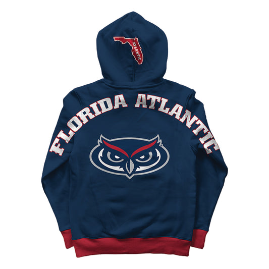 Florida Atlantic University Crest Pullover Hoodie