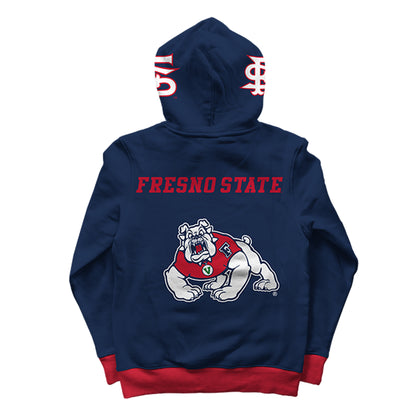 Fresno State University Rally Blue Pullover Hoodie