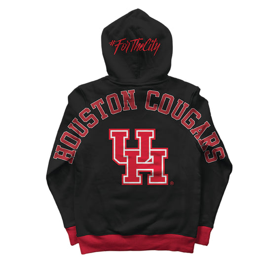 University of Houston Crest Black Pullover Hoodie