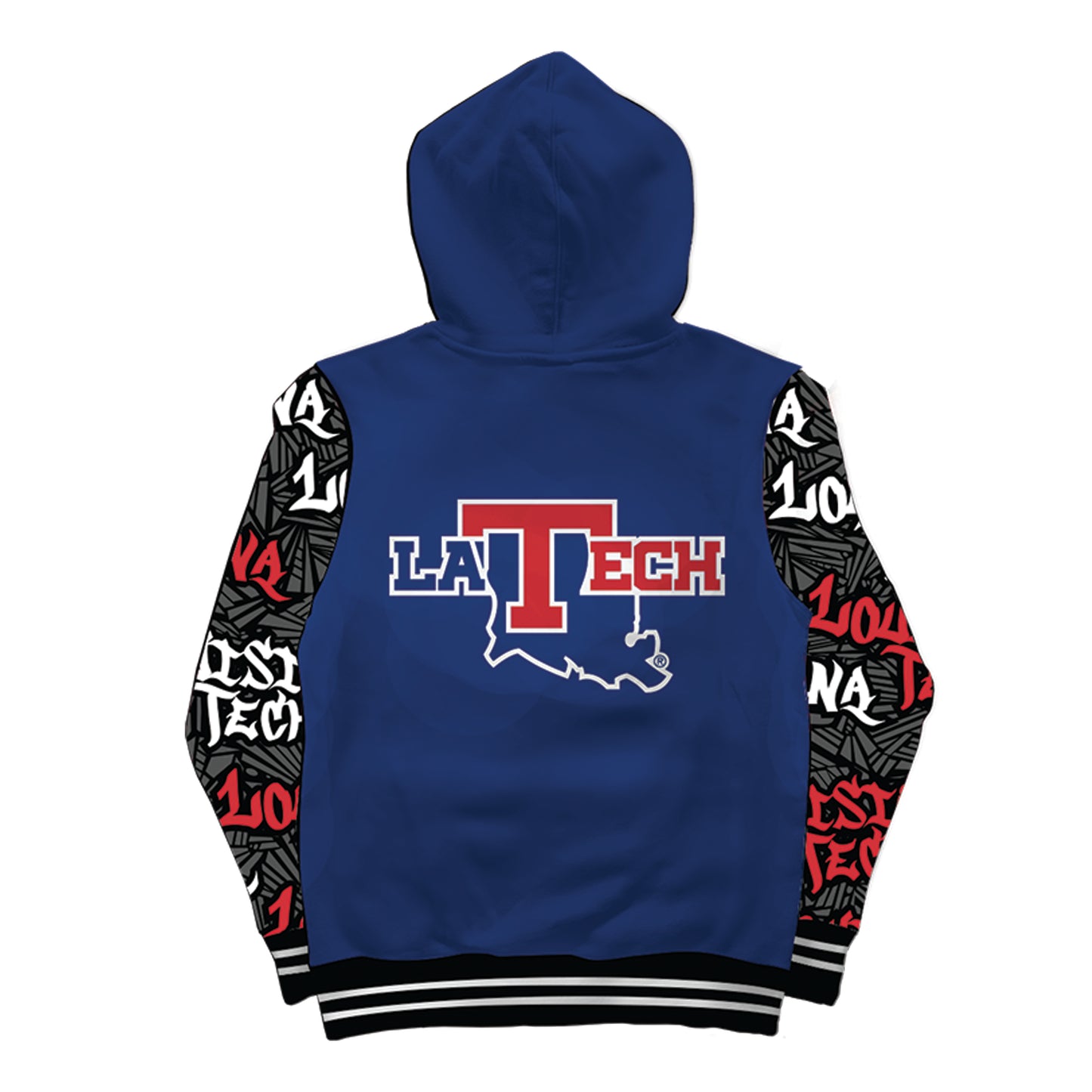 Louisiana Tech University Wildstyle Pullover Hoodie