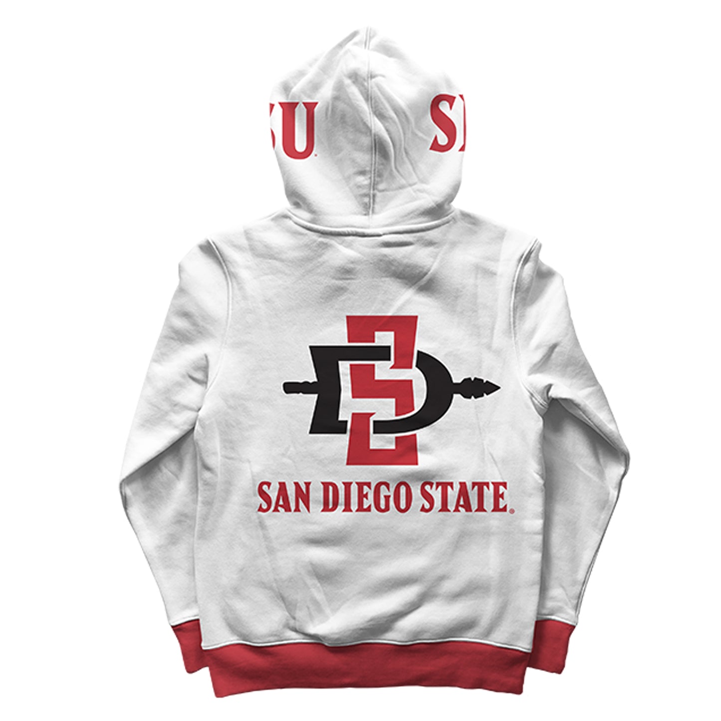 San Diego State University Tailgate White Hoodie