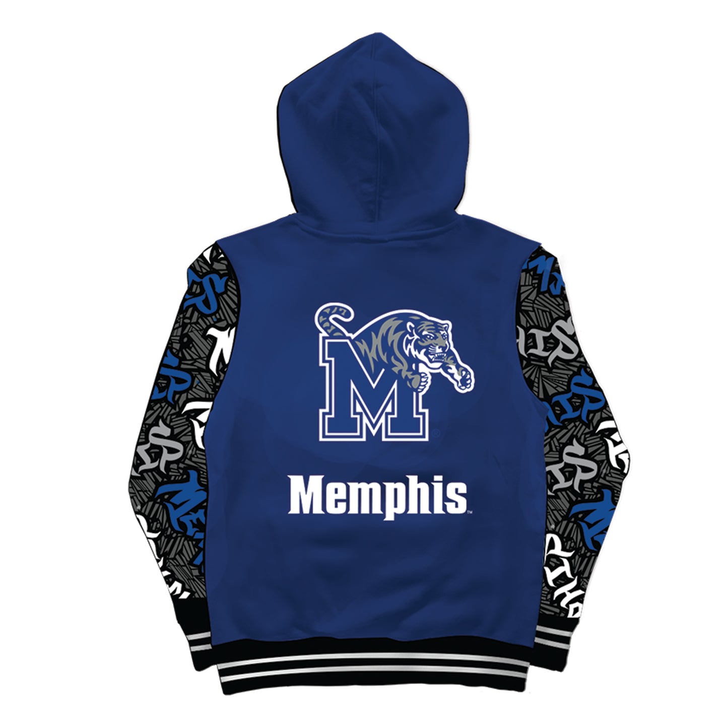 University of Memphis Wildstyle Blue Pullover Hoodie