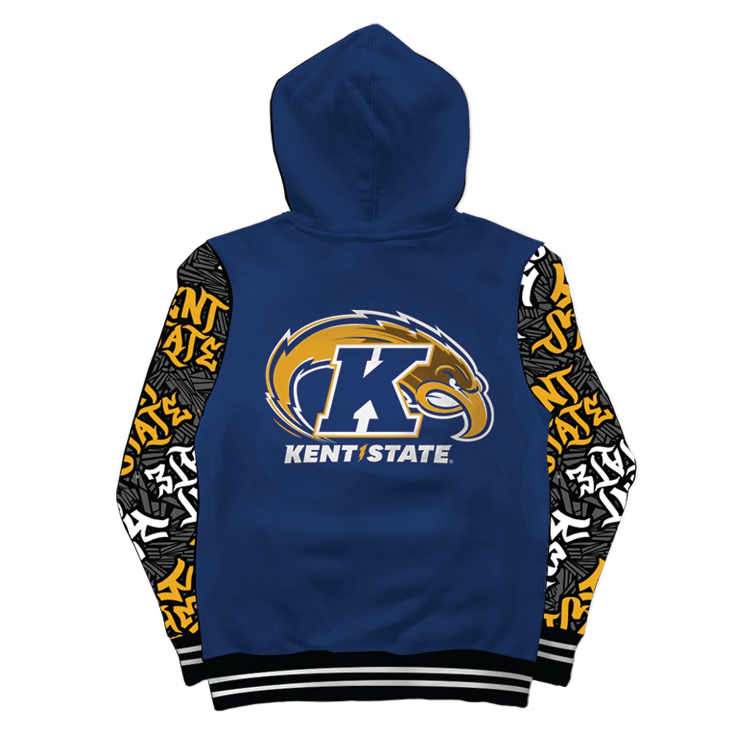 Kent State University Wildstyle Blue Pullover Hoodie